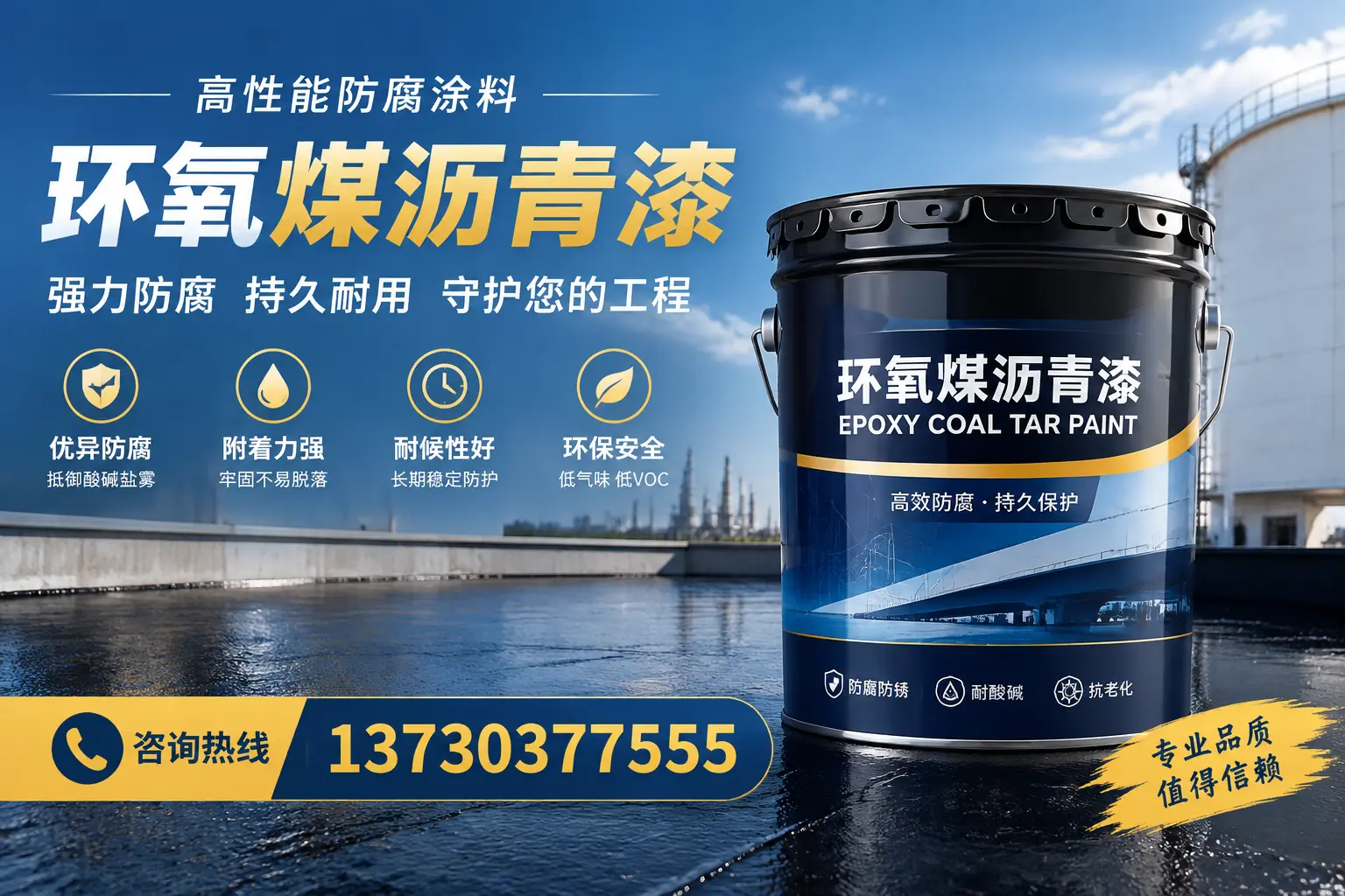环氧煤沥青漆的耐久性分析，适合廊坊的使用场景